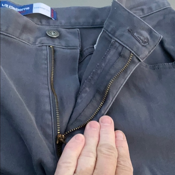 Liz Claiborne Lizwear Stretch Gray Denim Jeans Bootcut Fit Stretch 14 - Picture 2 of 9